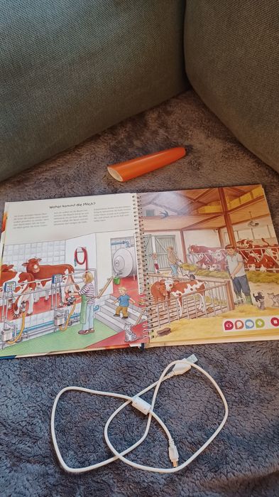 Ravensburger tiptoi zestaw startowy bauernhof - na wsi pióro i książka