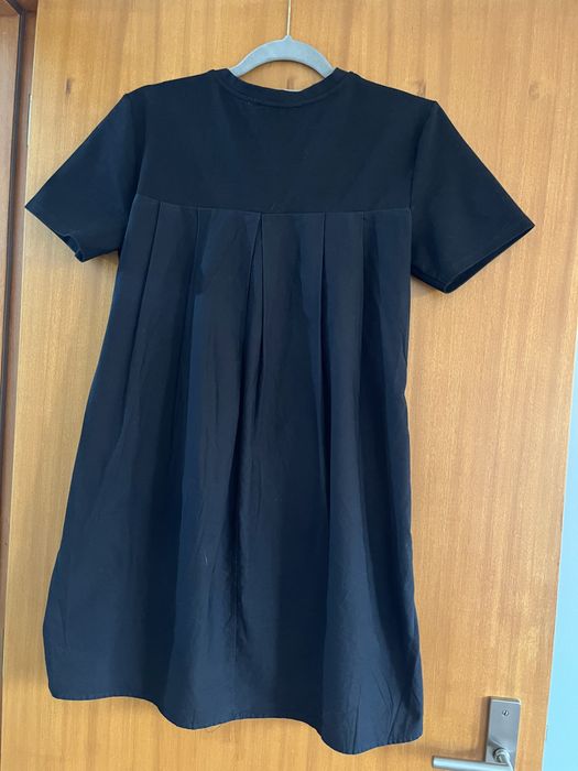 Vestido preto, zara, tam S