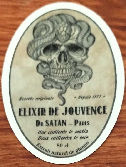 Conjunto 51 Autocolantes Rótulos Poções Mágicas Esoterismo Curiosidade