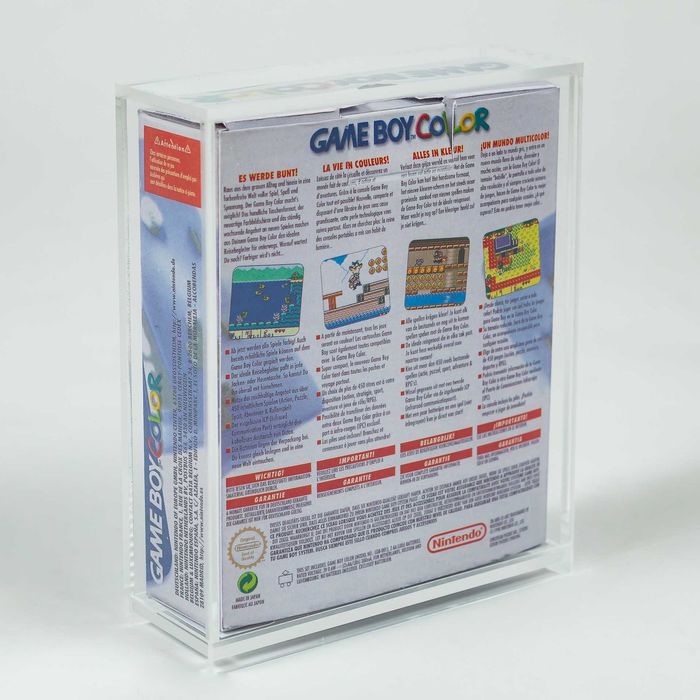 Caixas em acrílico para consola GameBoy Color