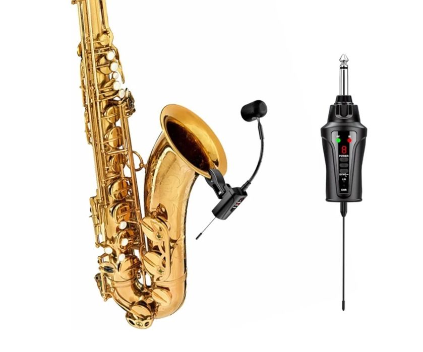 Microfone trompete saxofone etc