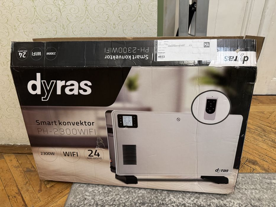 Конвектор Dyras PH-2300WIFI з Wi-Fi управлінням 2300W
