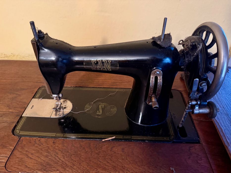 Zabytkowa maszyna do szycia SAN polski SINGER Retro/Vintage loft