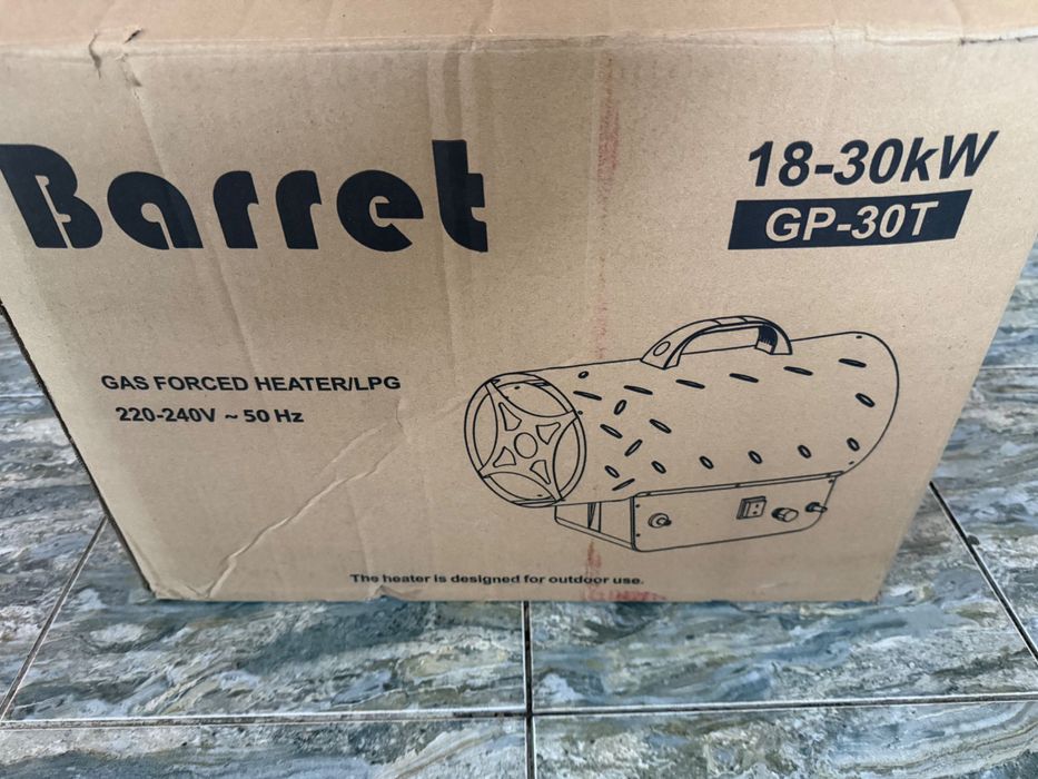 Газова теплова гармата Barret GP-30T - Газові обігрівачі