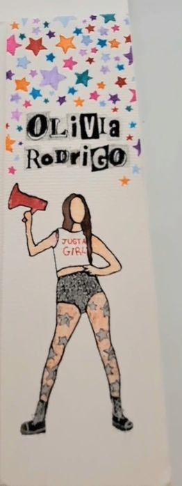 Marcador de livro Olivia Rodrigo