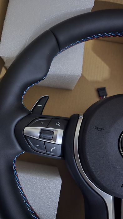 Volante BMW E60 E61 E62 E63 + Airbag + Patilhas (Novo)