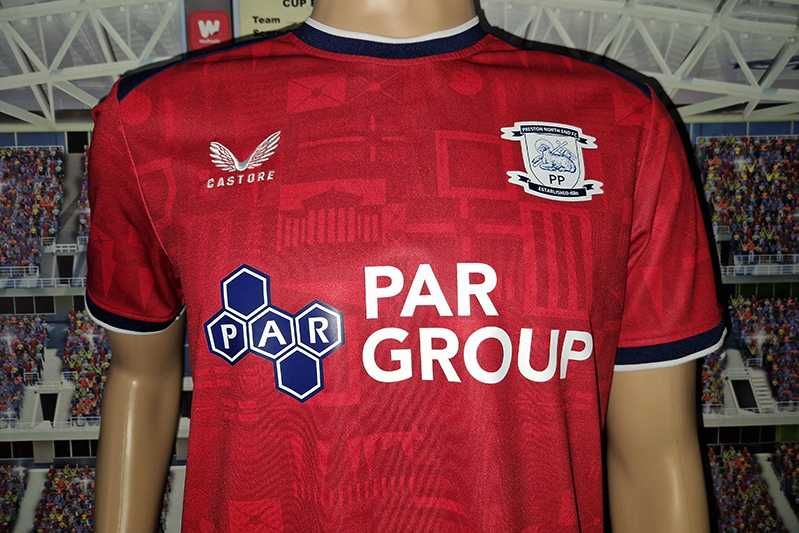 Preston North End Football Club Castore 2023-24 away rozmiar: M-L