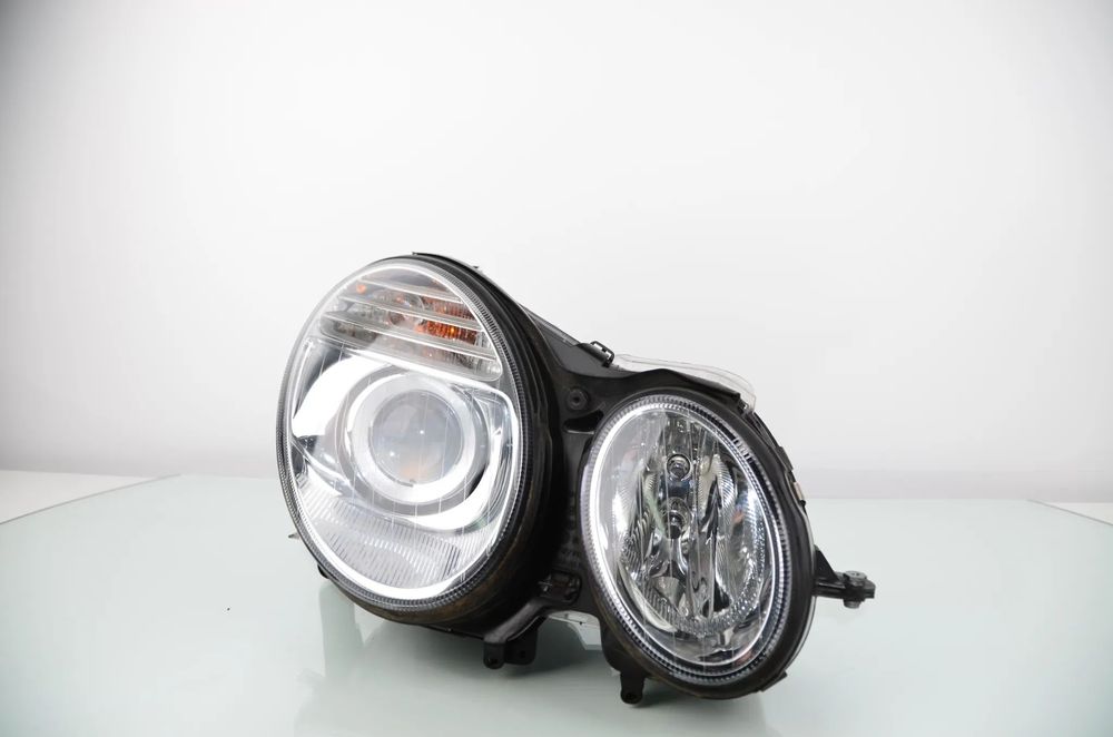 MERCEDES KLASA E W211 FACELIFT BI-XENON DYNAMICZNY A2118205261 z modułami Prawy Przedni Oryginał