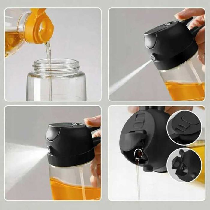 Rozpylacz do oleju oliwy 2w1 spryskiwacz 470 ml