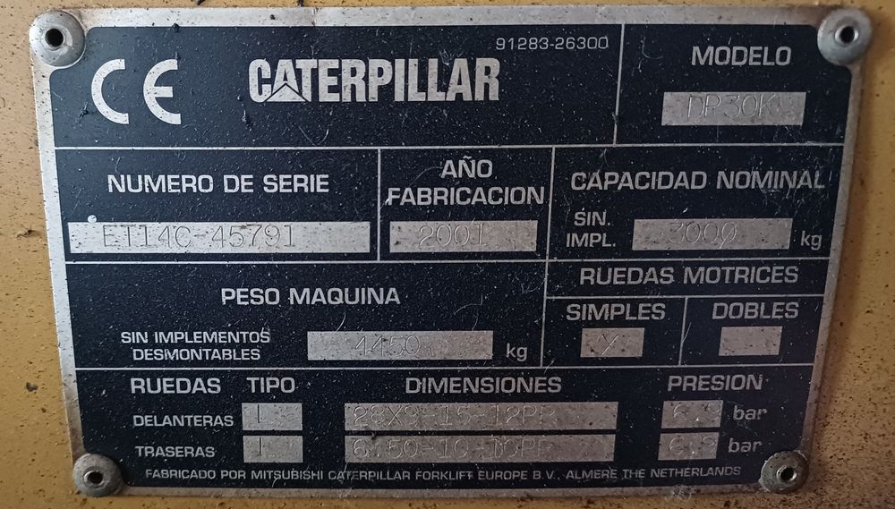 Empilhador CAT 30