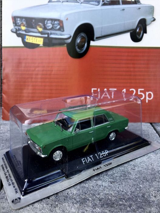 FIAT 125P-auta PRL,model,autka, kolekcja,deagostini,figurka