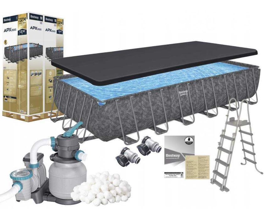Каркасний басейн Bestway 561KG 732x366x132см