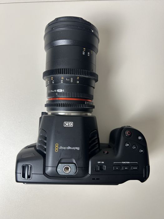 BMPCC6K Body + Samayang 35mm T1.5f EF