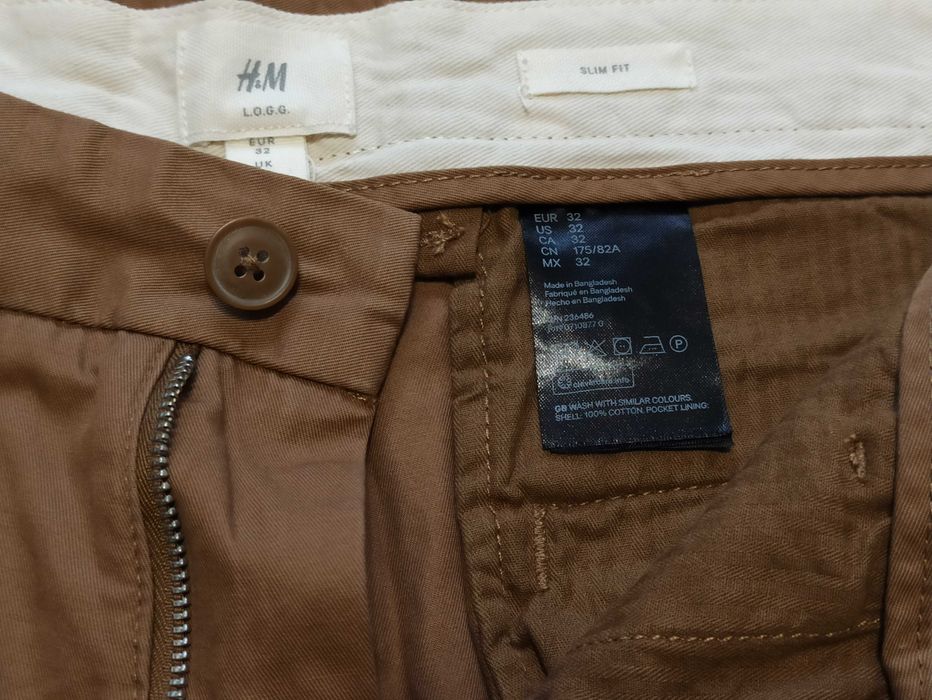 Штаны чиносы мужские H&M