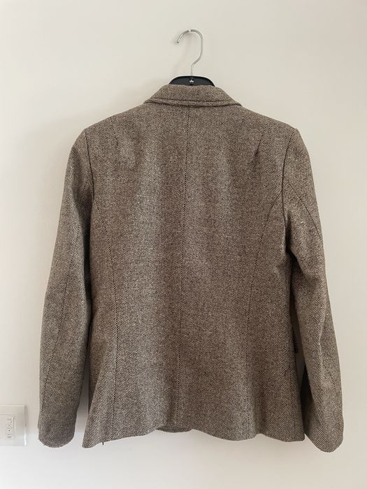 Fato integral castanho com brilhos