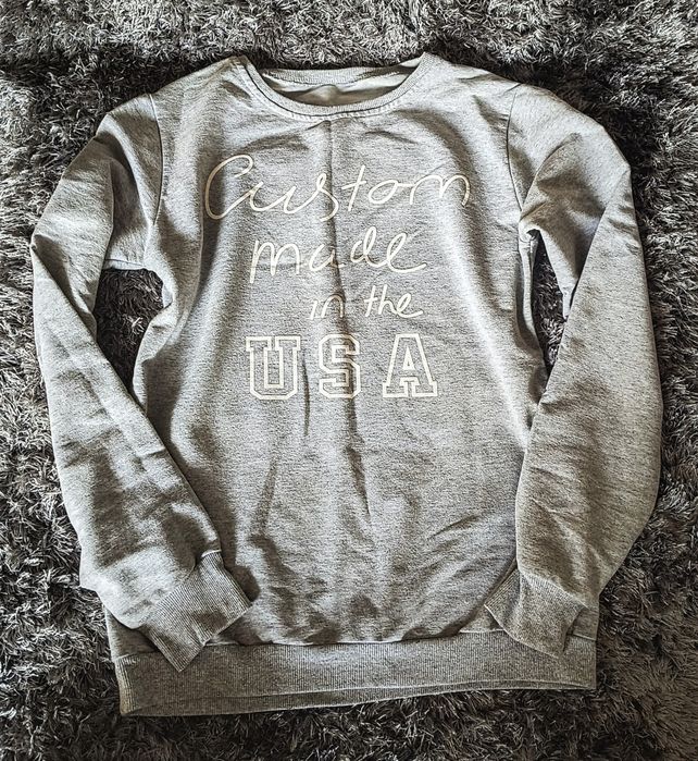 Bluza z nadrukiem rozmiar S/M stan idealny