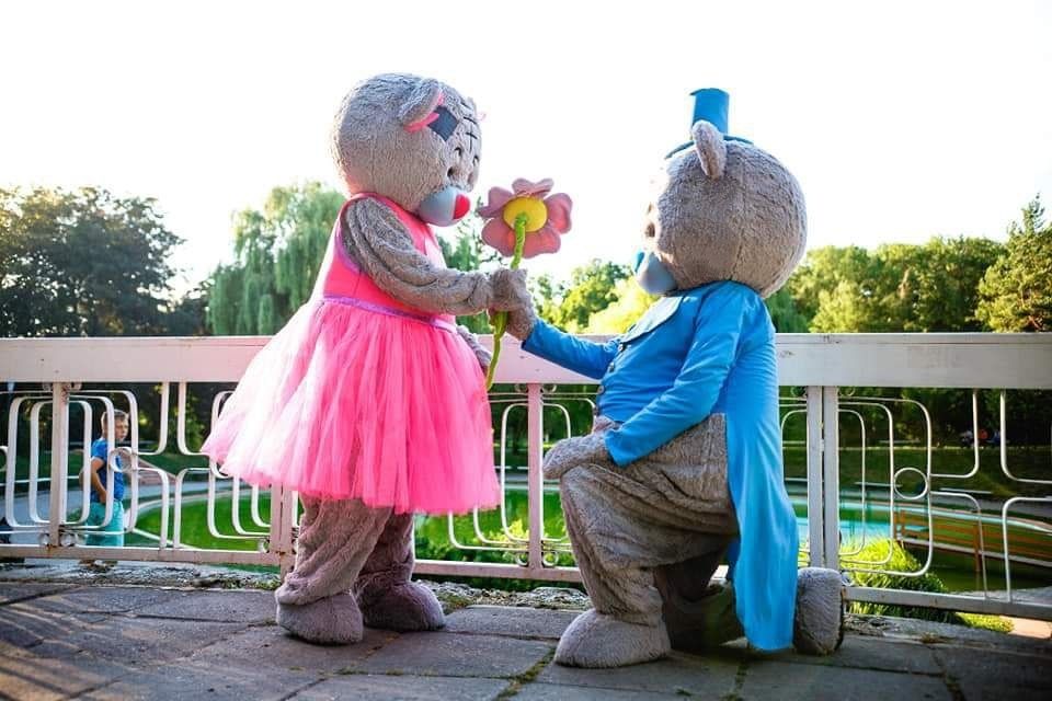 Ростові ляльки Ведмедики Тедді Аніматори Для свята