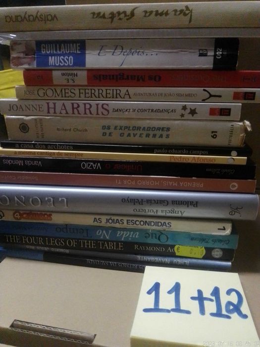 Lote 11 + 12  LIVROS Diversos Vendidos INDIVIDUALMENTE - Vários Preços