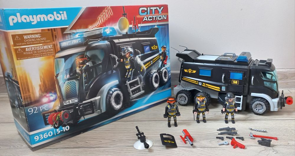 Playmobil city action pojazd  jednostki specjalnej 9360