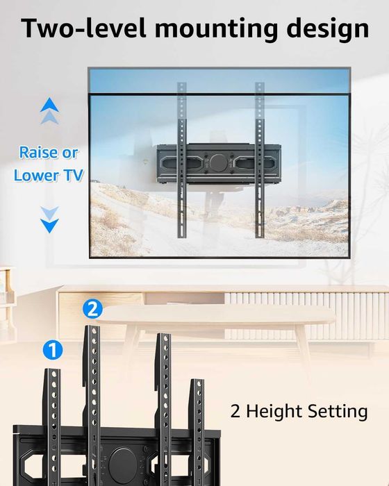 Uchwyt do telewizora TV TCL WIESZAK TV ŚCIENNY OBROTOWY UCHYLNY