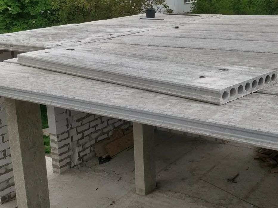 Панелі перекриття пустотні, Плиты перекрытия ПК / ПБ, Плити перекриття