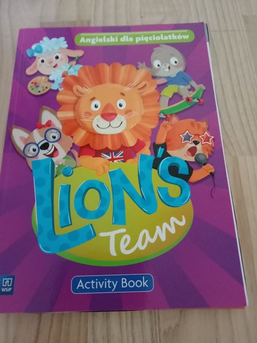 Lions Team Activity Books Angielski dla pięciolatków