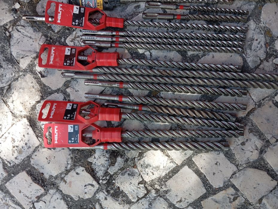 Brocas de pedra Hilti e diager