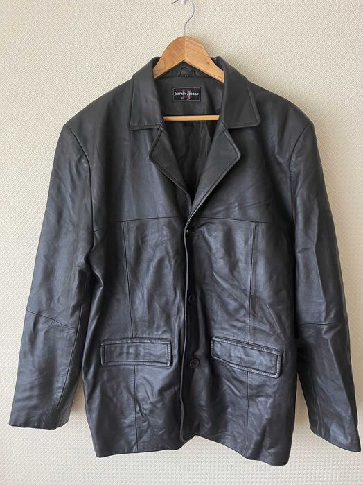 Jeffrey Jordan Куртка кожаная мужская, XL/52