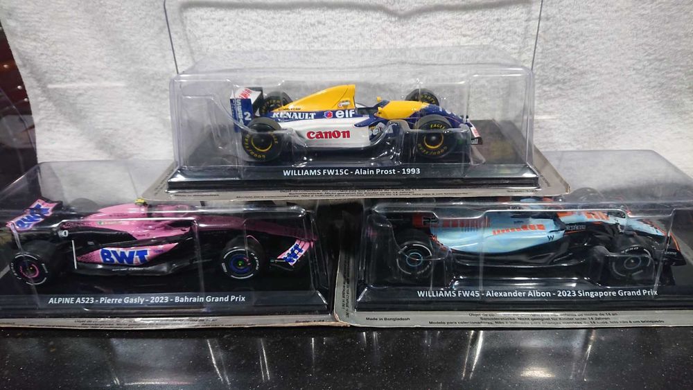 Formula 1 (escala 1/24) (A1/3):  21 modelos F1