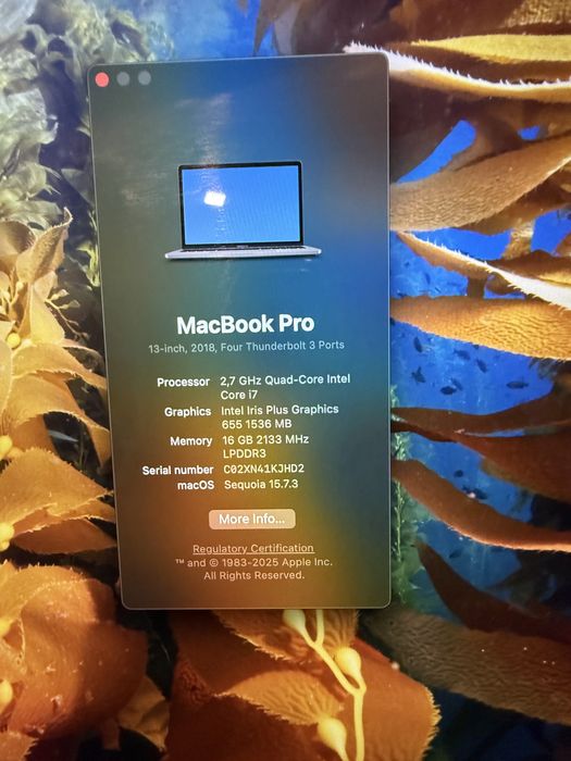 MacBook Pro 13” - 16GB / 512GB c\ bateria nova
