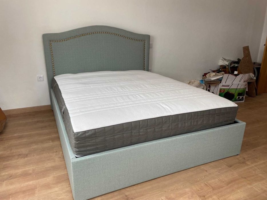 Cama Estofada - NOVO - FÁBRICA - Várias cores / medidas