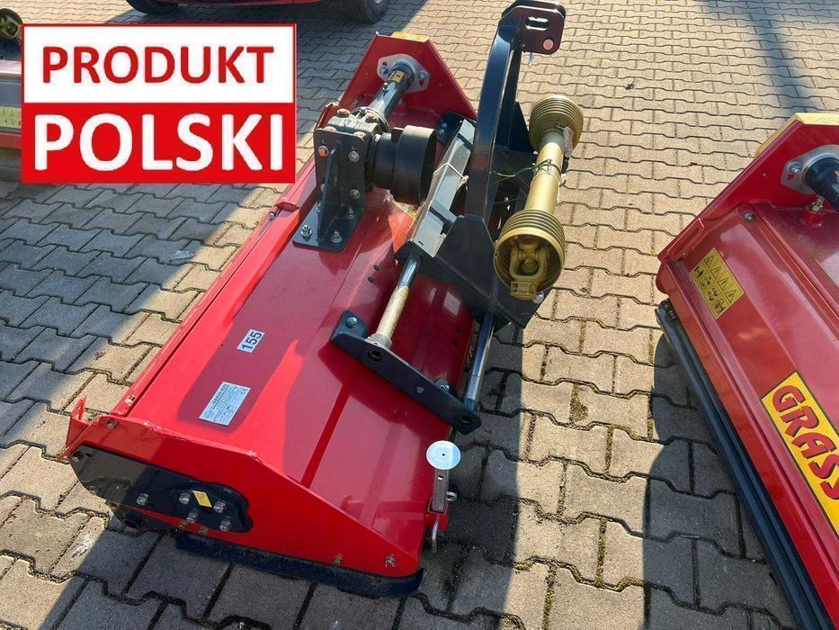 Kosiarka bijakowa mulczer 135/155/175/195 Polski producent GRASS ROL-nowa-GWARANCJA-dostawa pod adres-wałek WOM w gratisie