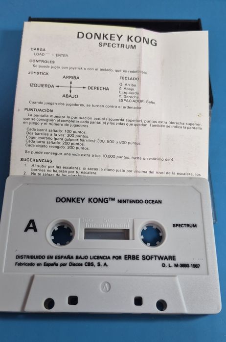 (Spectrum) Jogo Donkey Kong - Original
