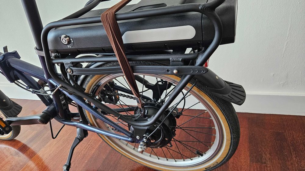 Bicicleta elétrica dobravel E Fold + acessórios