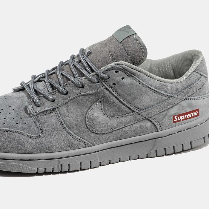 Кросівки Nike SB Dunk Low x Supreme Grey premium