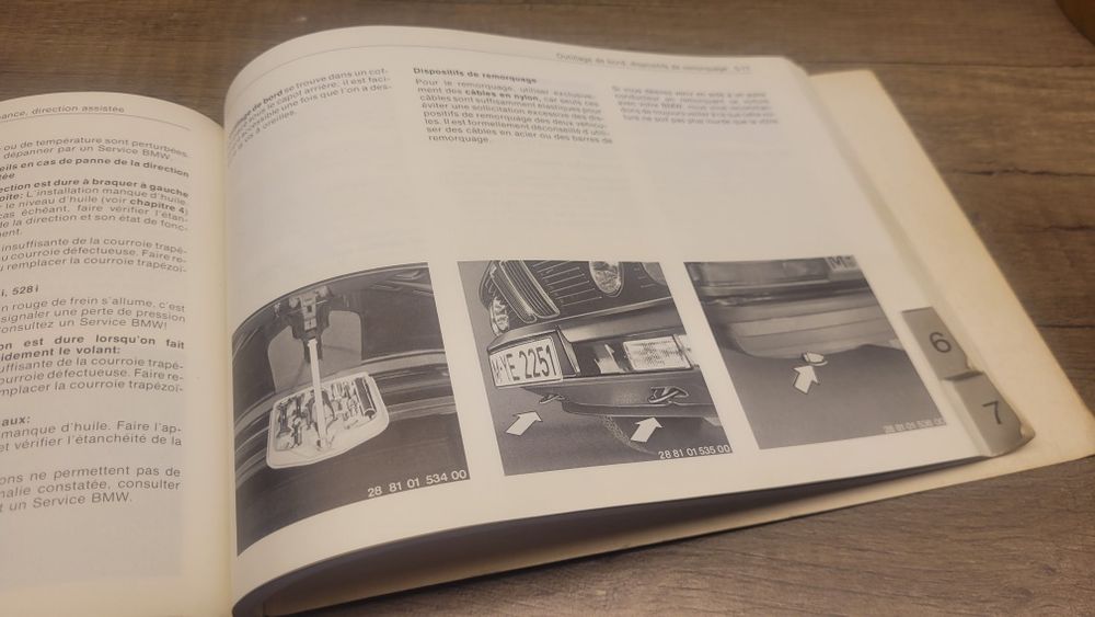 BMW E28 518, 520i, 525i 525e, 528i 524td instrukcja obsługi 1983