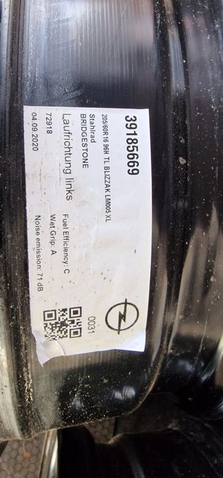 felgi stalowe partner iv berlingo combo proace  16 5x108 et47
