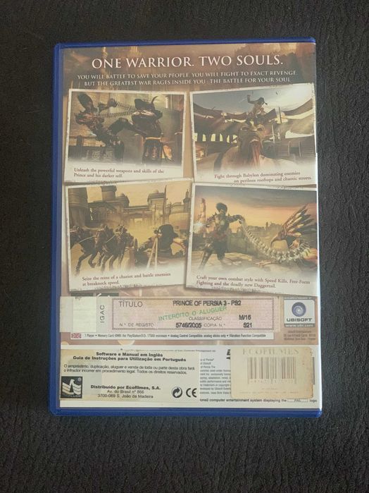 Prince of Persia: The Two Thrones - Jogo PS2