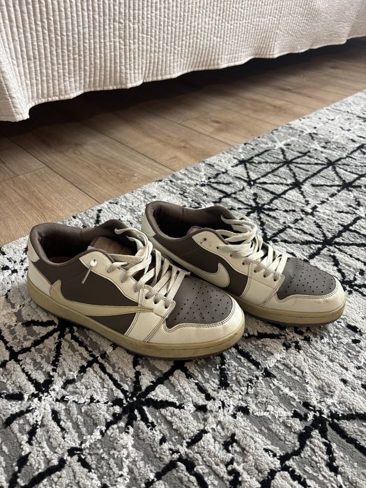 Кросівки, кеди Nike Travis Scott x Air Jordan 1 Low OG «Reverse Mocha»