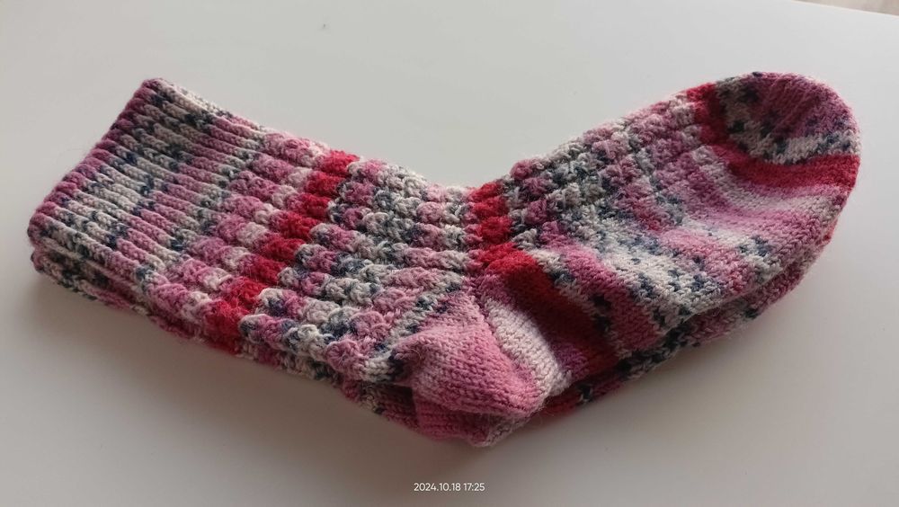 Skarpety skarpetki wełniane norweskie j.nowe handmade 36-37 1złwys