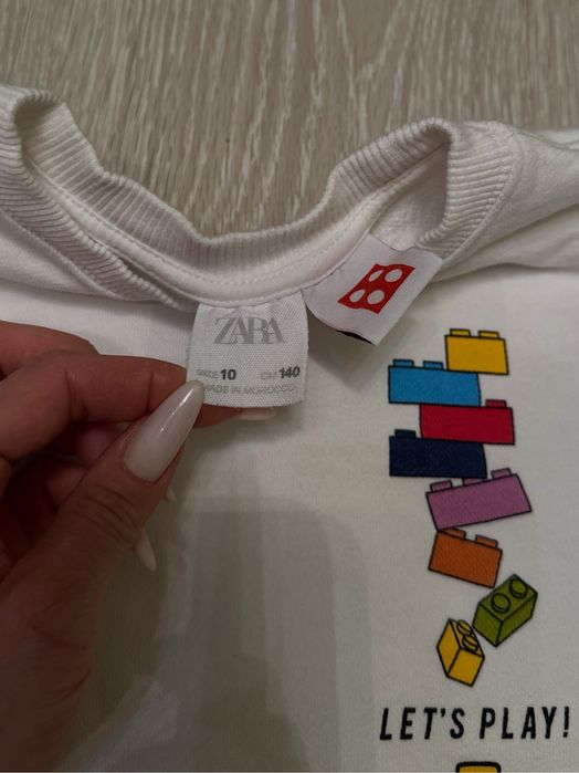 ‼️ світшот кофта Zara 128 134 140 8 9 10 Lego худі толстовка