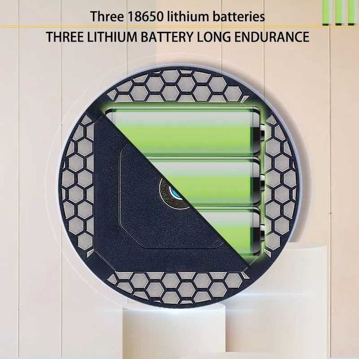 LED фонарь на  аккумуляторе 9900мАч 30Вт Белый  свет mos-14