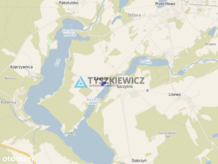 Duża działka budowlana z widokiem na jezioro! - Więcej