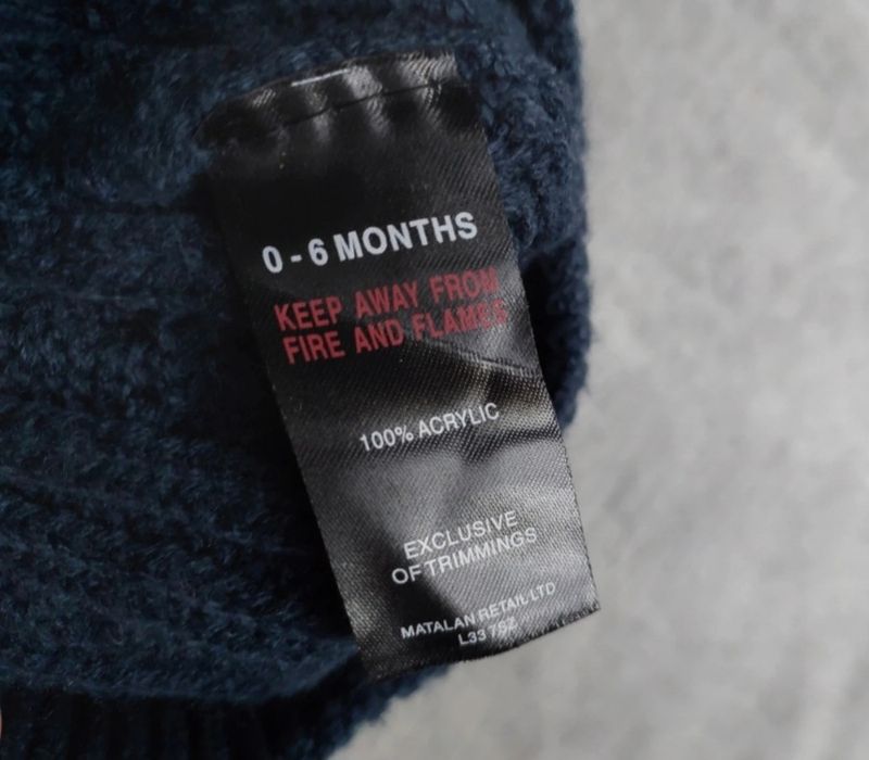 Czapka zimowa 0-6m z pomponem