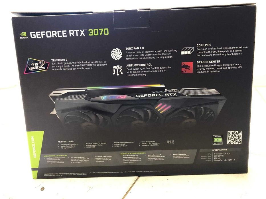 MSI Gaming X Trio GeForce RTX 3070 - Como Nova!