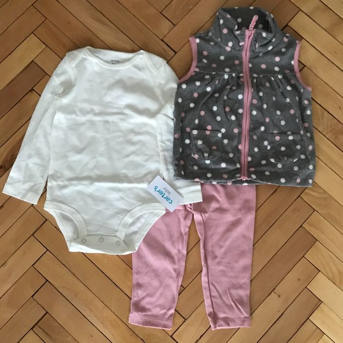 Костюм (боді+ штани+ жилетка) Carters Картерс тройка 1 - 5 роки