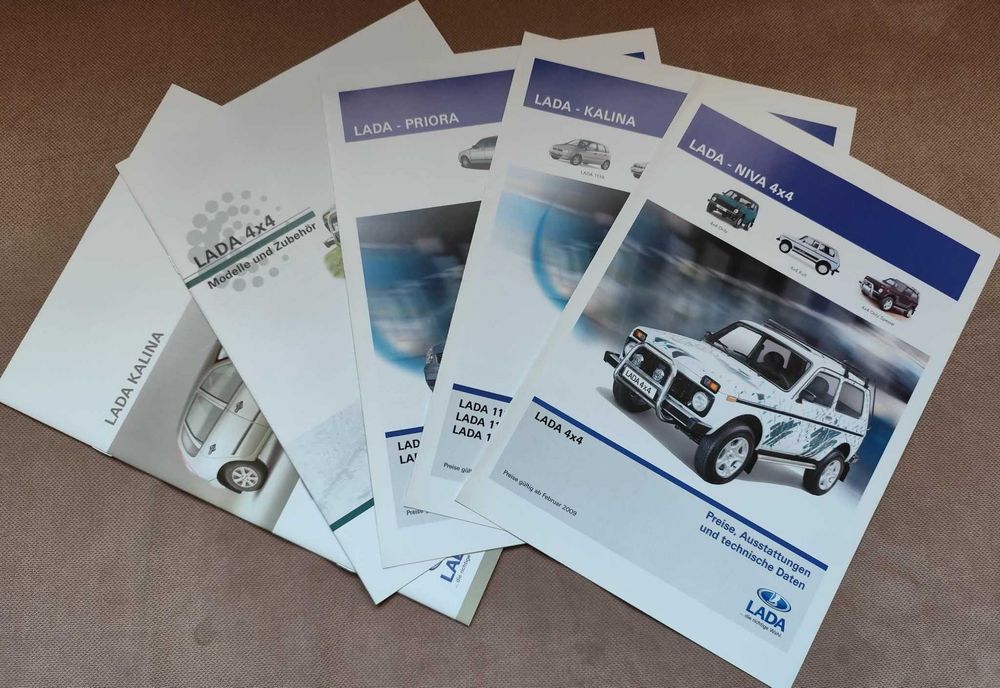 Prospekt LADA zestaw komplet