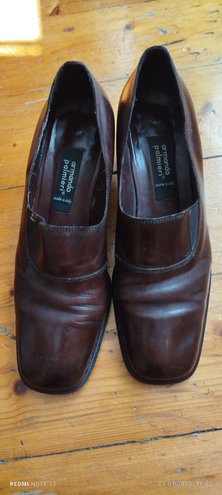 Buty skórzane damskie armando palmieri roz 39