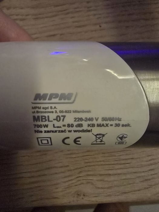 Końcówki do blendera MPM MBL-07