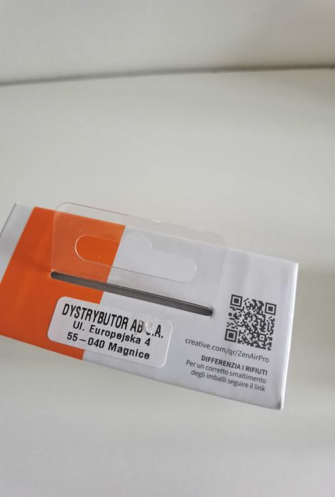 Słuchawki bezprzewodowe Creative zen air pro białe dokanałowe douszne